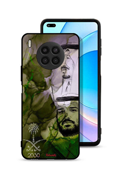 Tolwak غطاء حماية لهاتف هواوي نوفا 8i، ملصق فني للملك سلمان وولي العهد محمد