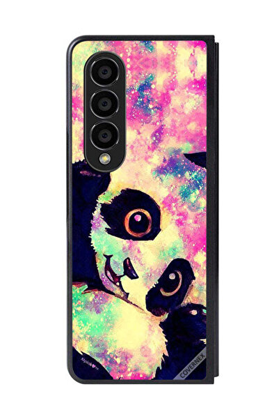 Covernex غطاء حماية لهاتف سامسونج جالاكسي زد فولد 4، رسمة باندا