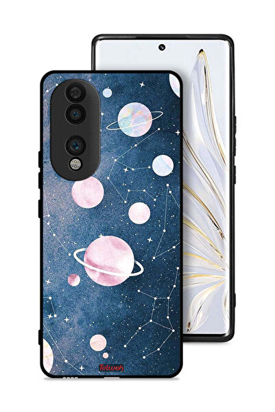 Tolwak غطاء حماية لهاتف Honor 70 برسومات فنية فضائية