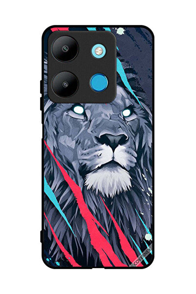 Covernex غطاء حماية لهاتف Infinix Smart 7 برسومات الأسد الملك