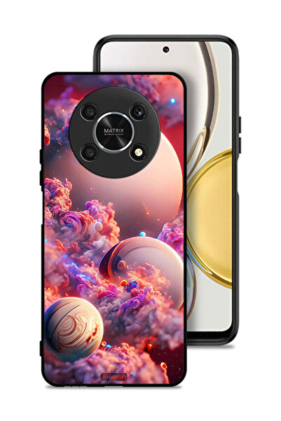 Tolwak غطاء حماية لهاتف Honor X30 5G بتصميم غيوم وفن تجريدي