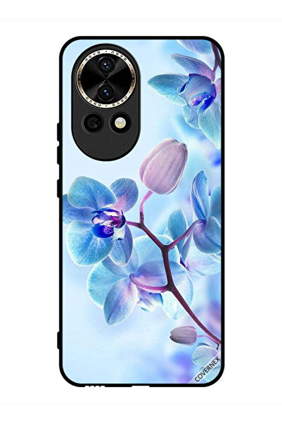 Covernex غطاء حماية لهاتف هواوي نوفا 12 بنقشة زهور الأوركيد