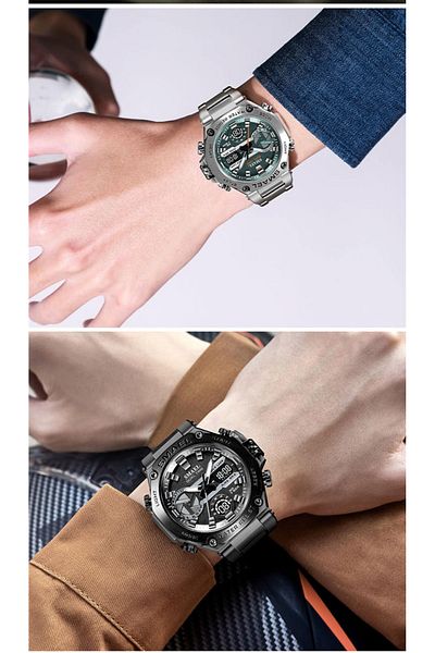 SMAEL 8097 Casual Design Metal Sports Men's Wristwatch