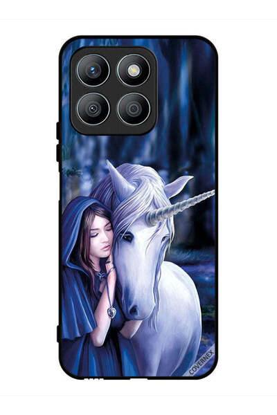 Covernex غطاء حماية لهاتف Honor X8b - فتاة تحب وحيد القرن