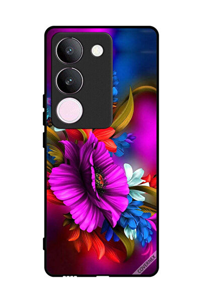 Covernex غطاء حماية لهاتف فيفو V29 HD زهور فنية