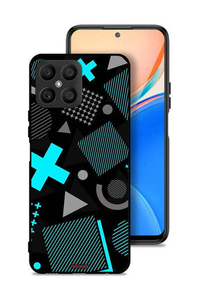 Tolwak غطاء حماية لهاتف Honor X8 4G برسومات أيقونات لعبة الحبار