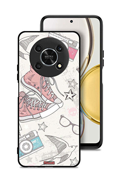 Tolwak غطاء حماية لهاتف Honor X30 5G مع حذاء من القماش وفن الكاميرا