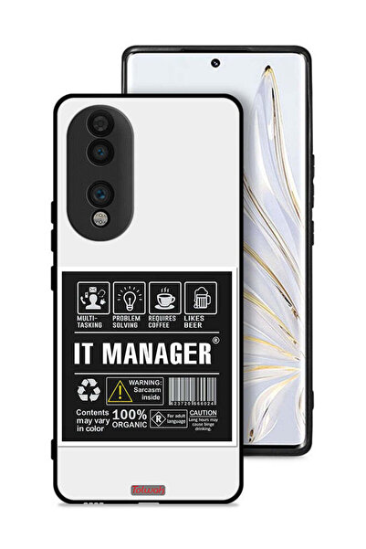 Tolwak غطاء حماية لهاتف Honor 70 وملصق مدير تكنولوجيا المعلومات