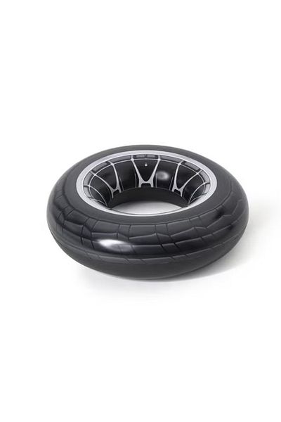 BESTWAY Bestway Large Black Swim Ring with Handle 119 cm - 26-36102