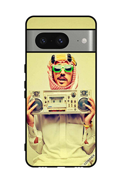 Covernex غطاء حماية لهاتف Google Pixel 8 يحمل جهاز موسيقى عتيق