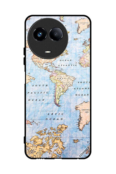 Covernex غطاء حماية لهاتف Realme 11 5G خريطة العالم