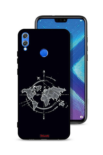 Tolwak غطاء حماية لهاتف Honor 8X برسومات البوصلة