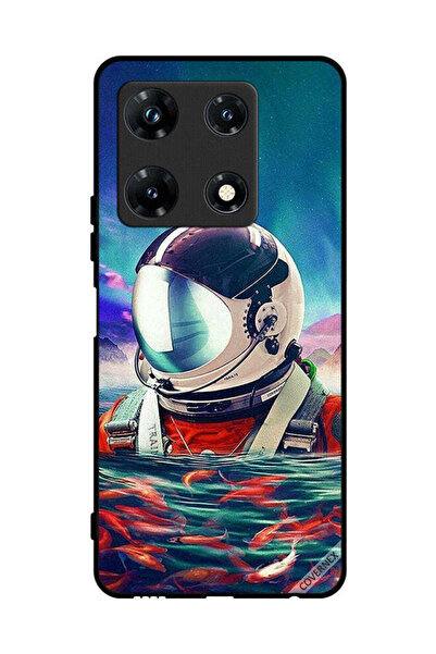 Covernex غطاء حماية لهاتف Infinix Note 30 Pro رائد فضاء في بحر الأسماك