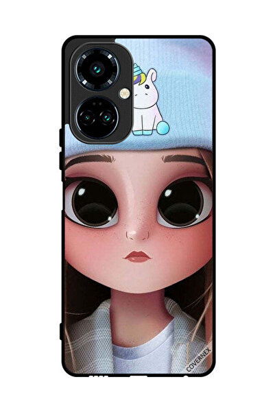 Covernex غطاء حماية لهاتف تكنو كامون 19 برو - فتاة يونيكورن لطيفة