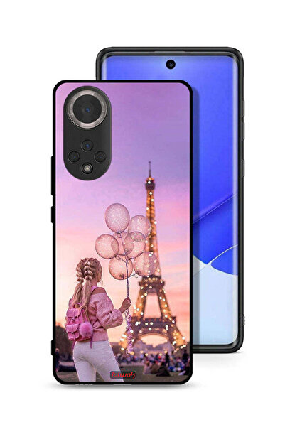 Tolwak غطاء حماية لهاتف Honor 50 بطبعة فتاة تحمل بالونات