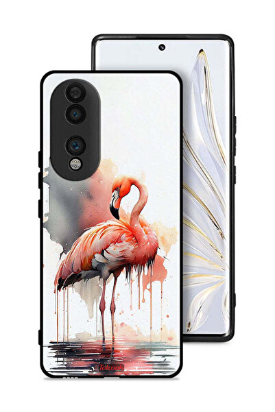 Tolwak غطاء حماية لهاتف Honor 70 برسومات ألوان مائية استوائية