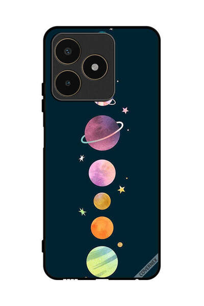 Covernex غطاء حماية لهاتف Realme C53 - كواكب في صف واحد