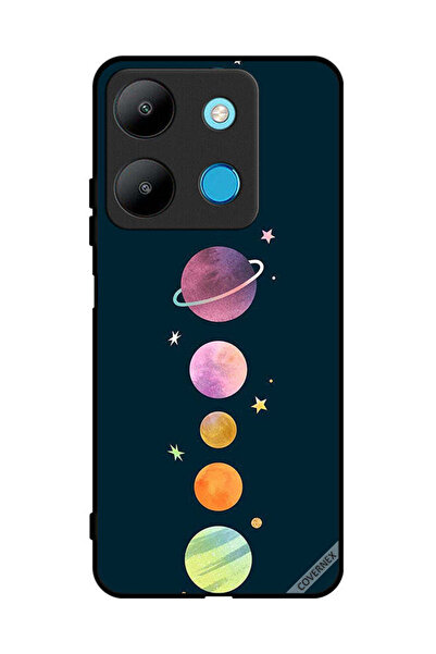 Covernex غطاء حماية لهاتف إنفينيكس سمارت 7 - كواكب في صف واحد