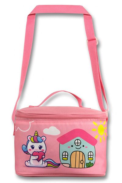 ÜMİT ÇANTA Ümit Çanta Girl's Lunch Box (Thermo Heat Insulated) - Unicorn - Pink Green - 5052