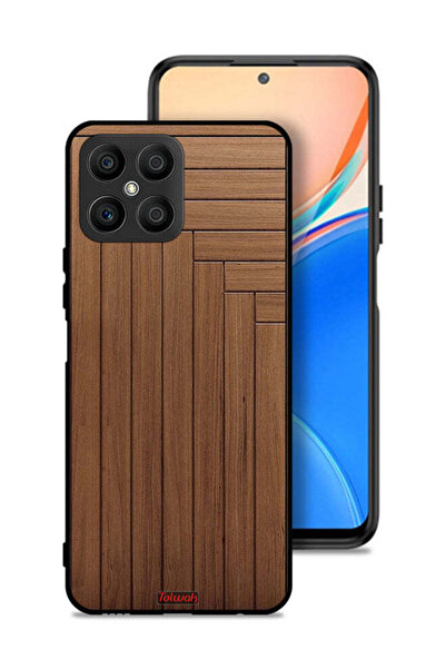 Tolwak غطاء حماية لهاتف Honor X8 4G بنمط باب