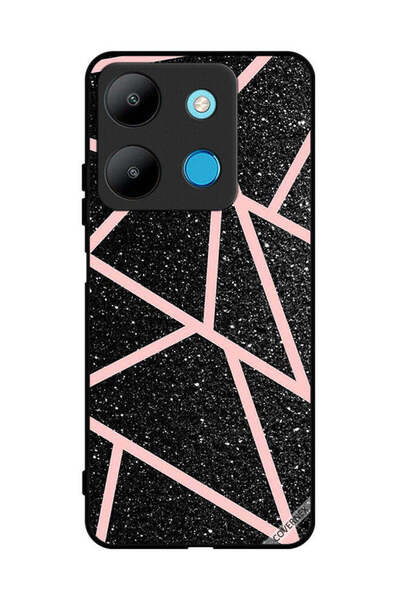 Covernex غطاء حماية لهاتف إنفينيكس سمارت 7 بنقشة جليتر ومسارات