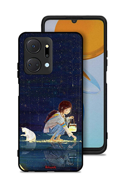 Tolwak غطاء حماية لهاتف Honor X7a برسومات نجوم فنية