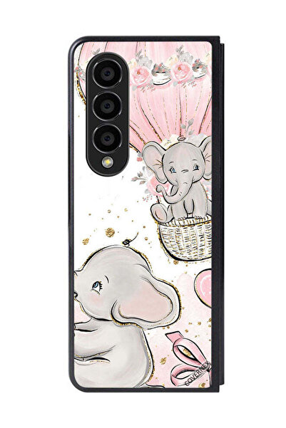 Covernex غطاء حماية لهاتف سامسونج جالاكسي زد فولد 4 - فن الفيلة الصغيرة