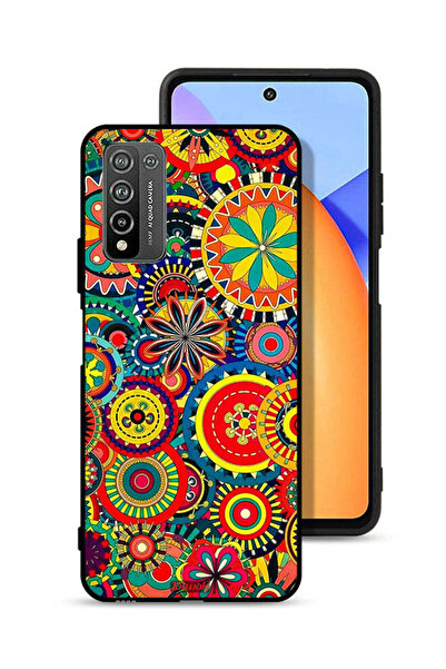 Tolwak غطاء حماية لهاتف Honor 10X Lite بنمط ماندالا ملون