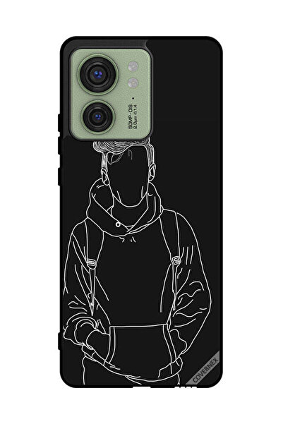 Covernex غطاء حماية لهاتف موتورولا إيدج 40 رسم جاكيت بوي