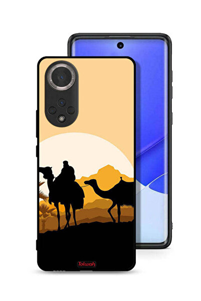 Tolwak غطاء حماية لهاتف Honor 50 برسومات جمال في الصحراء