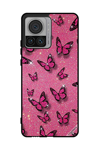 Covernex غطاء حماية لهاتف موتورولا موتو X30 برو - تألق وفراشات