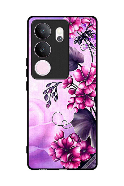 Covernex غطاء حماية لهاتف فيفو V29 برو - خلفية زهور رومانسية