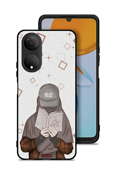 Tolwak غطاء حماية لهاتف Honor X7 بتصميم فتاة تقرأ فنًا