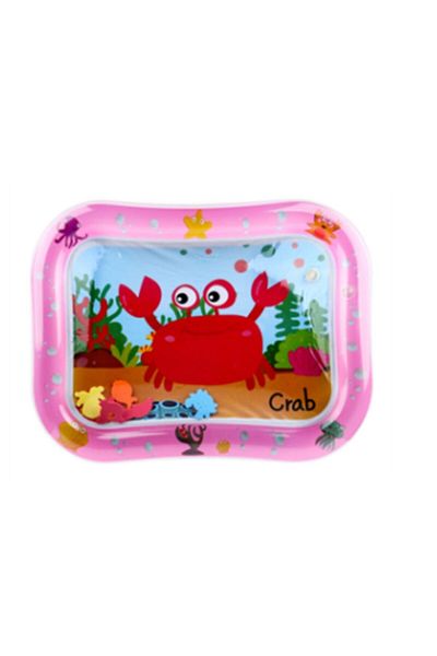 Ikonka Covoras gonflabil cu apa pentru bebelusi, KIK, Model crab, Multicolor