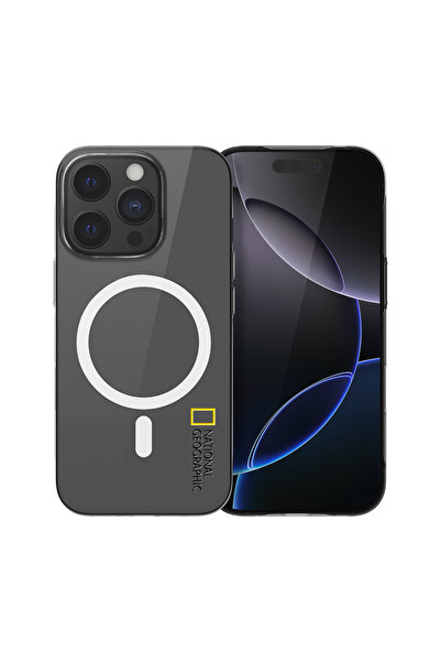 NATIONAL GEOGRAPHIC Magsafe Crystal Slim Fit Case iPhone 16 Promax - Transparent