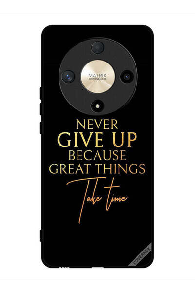 Covernex غطاء حماية لهاتف Honor X9b لا تستسلم أبدًا لأن الأشياء العظيمة تستغر...