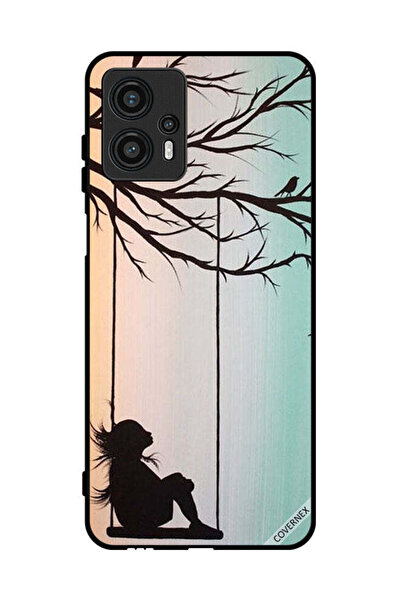Covernex Protective Case Cover For Motorola Moto G13 Sad Little Girl Art Paint