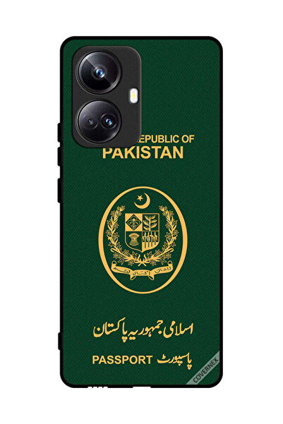 Covernex غطاء حماية لهاتف Realme 10 Pro Plus بنمط جواز سفر باكستاني