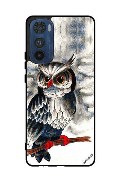 Covernex غطاء حماية لهاتف موتورولا إيدج 30 برسم بومة