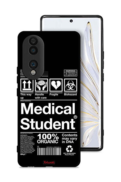 Tolwak غطاء حماية لهاتف Honor 70، ملصق لطلاب الطب