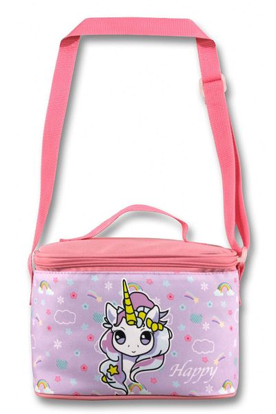 ÜMİT ÇANTA Ümit Çanta Thermos/Thermal Insulated Lunch Bag - 5016 - Rainbow Unicorn, Turquoise Pink (Girl)