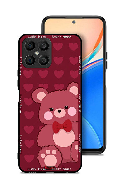 Tolwak غطاء حماية لهاتف Honor X8 4G بتصميم الدب المحظوظ
