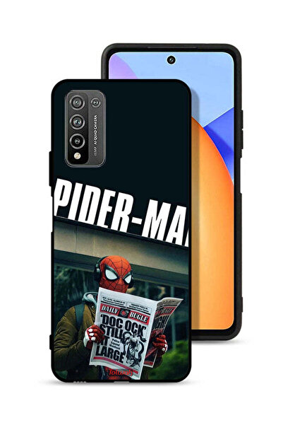 Tolwak غطاء حماية لهاتف Honor 10X Lite بتصميم سبايدرمان يقرأ صحيفة