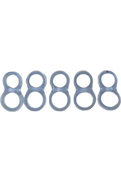 Mena Rise Sirinshop |   Plastic 5-Piece Door - Window Stopper, Door Back Wall Protector Buffer, Silicone Stopper