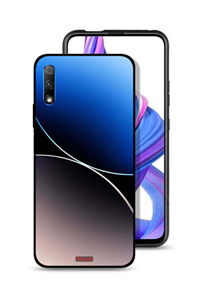 Tolwak غطاء حماية لهاتف Honor 9X (الصين) بنمط خطوط منحنية