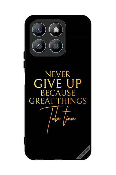 Covernex غطاء حماية لهاتف Honor X8b لا تستسلم أبدًا لأن الأشياء العظيمة تستغر...