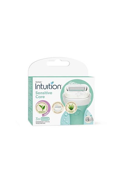 Schick Schick Intuition Aloe Vera & Vitamin E Foaming Razor Blade Refills - 3 Count