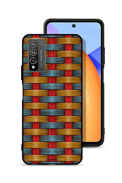 Tolwak Honor 10X Lite Protective Case Cover Strips Art Pattern