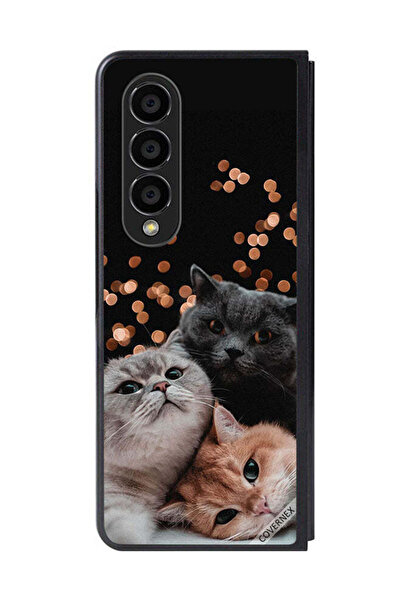 Covernex غطاء حماية لهاتف سامسونج جالاكسي زد فولد 4 - قطط