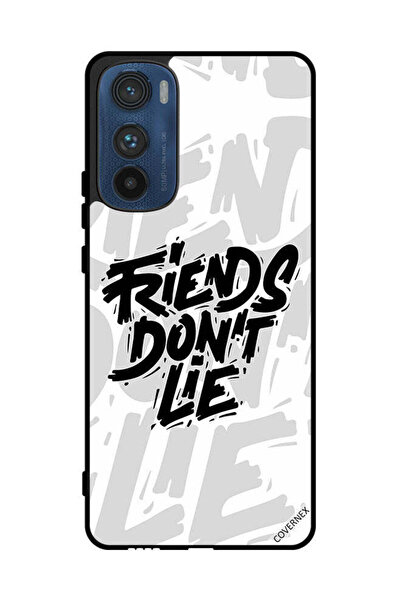 Covernex غطاء حماية لهاتف موتورولا إيدج 30 - الخط العربي - الأصدقاء لا يكذبون